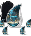 Blue Elephant Cremation Urn for Human Ashes - Cremation Urns For Adults