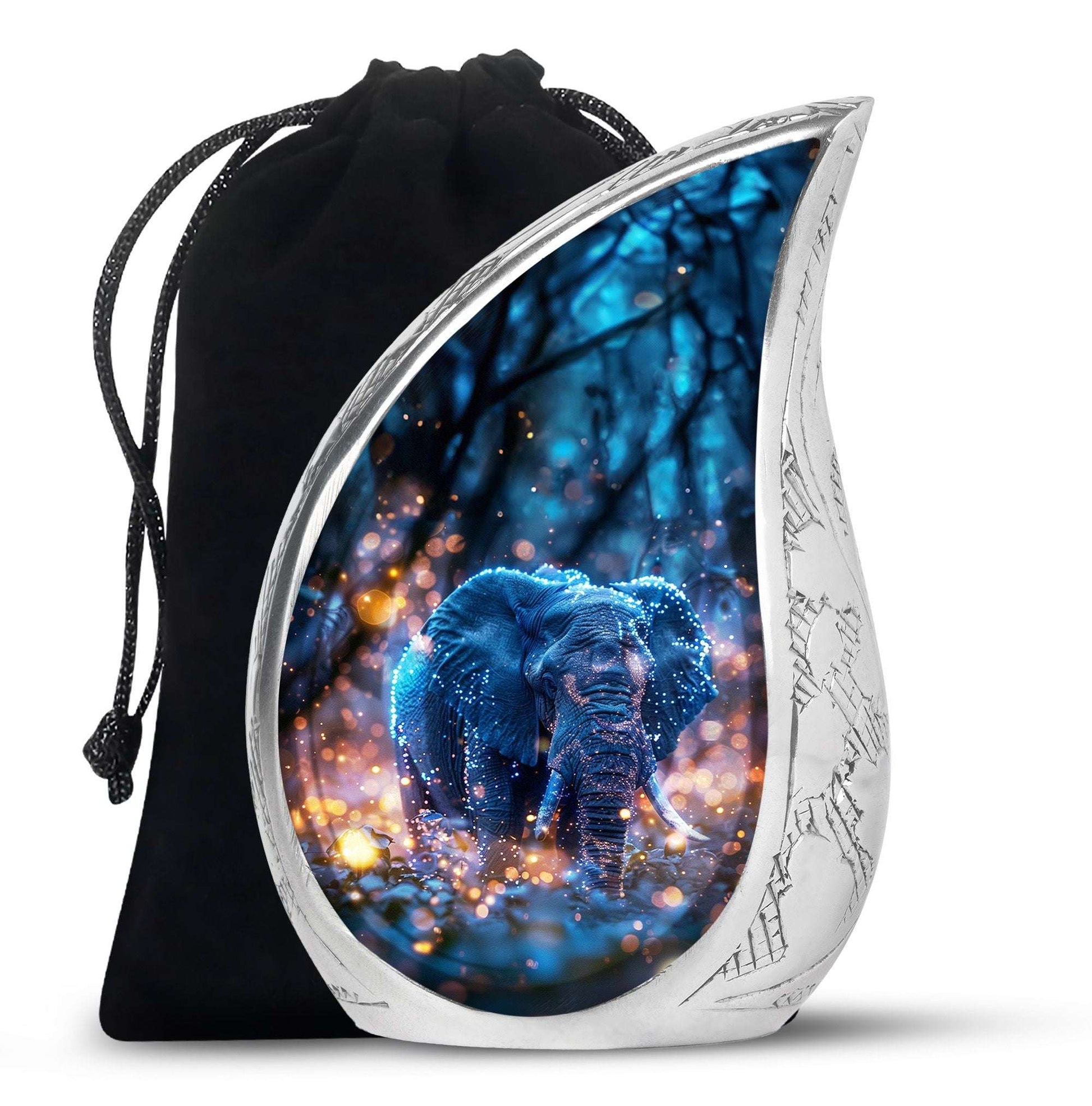 Elephant Cremation Urn – Blue Forest Tribute Cremation Keepsakes Urns