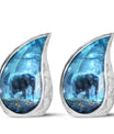 Blue Elephant Galaxy Cremation Urns For Human Ashes - Urns For Men & Women