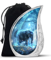 Blue Elephant Galaxy Cremation Urns For Human Ashes - Urns For Men & Women