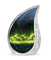 Majestic Green Unicorn Cremation Urn - Urns For Women Ashes