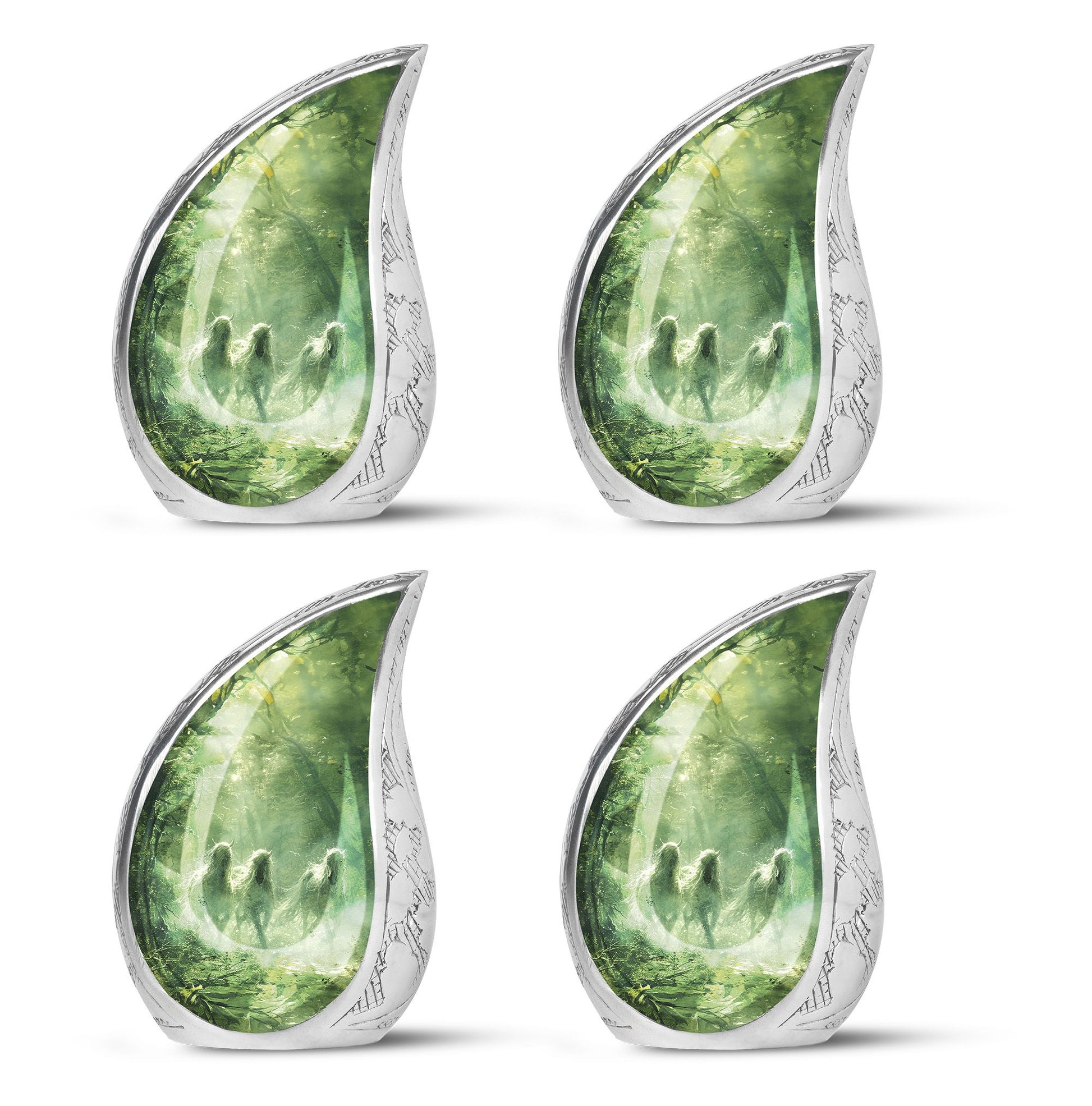 Unicorn In Forest Urn - Large Urn For Ashes For Women