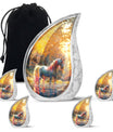 Autumn Magic Horse Cremation Urns For Human Ashes - Funeral Urns For Adult