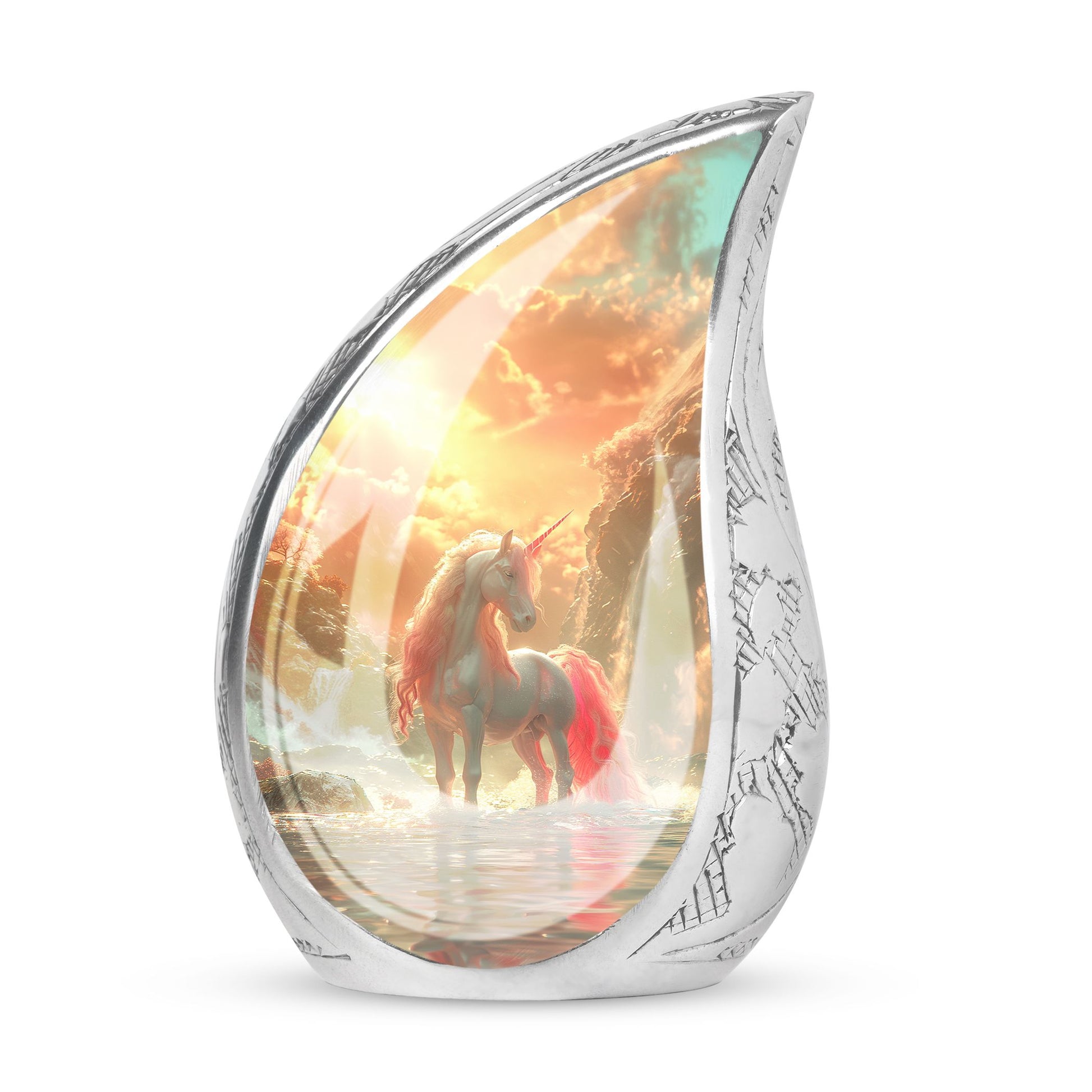 Mystical Dawn Unicorn Cremation Urns For Human Ashes - Large Urn For Mom