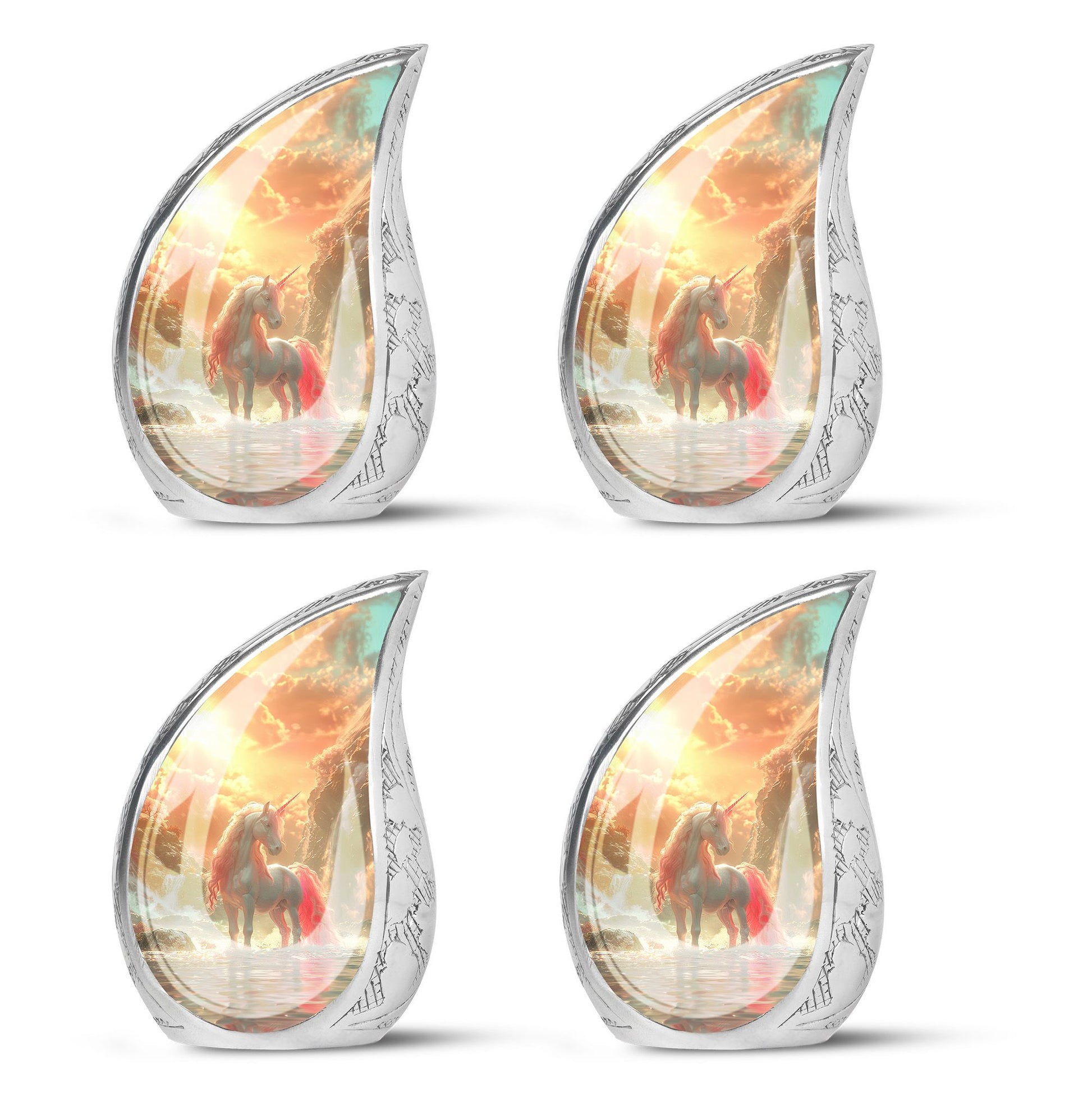 Mystical Dawn Unicorn Cremation Urns For Human Ashes - Large Urn For Mom