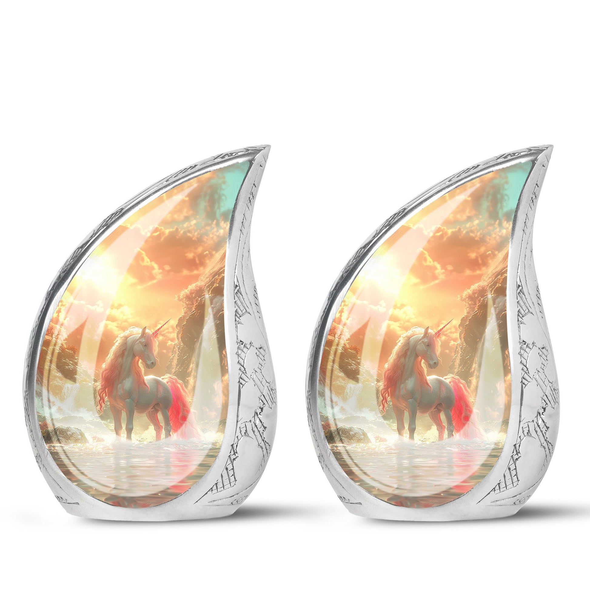 Mystical Dawn Unicorn Cremation Urns For Human Ashes - Large Urn For Mom
