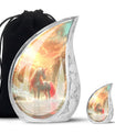 Mystical Dawn Unicorn Cremation Urns For Human Ashes - Large Urn For Mom