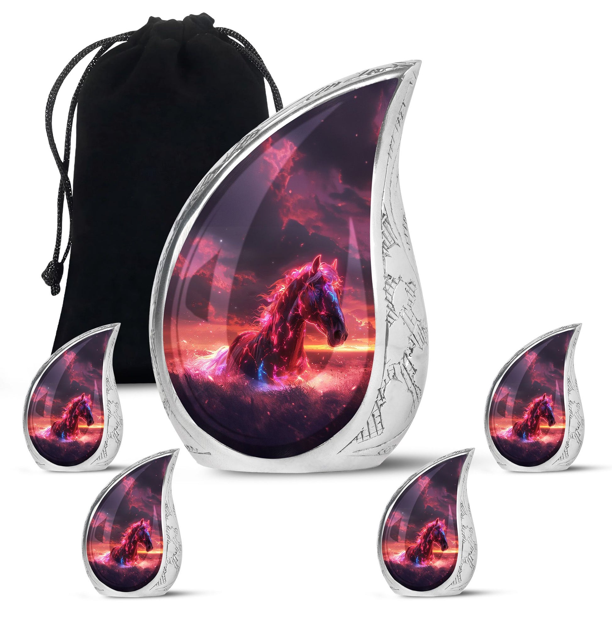 Twilight Vigor Cremation Urns For Human Ashes - Urn Keepsake Set