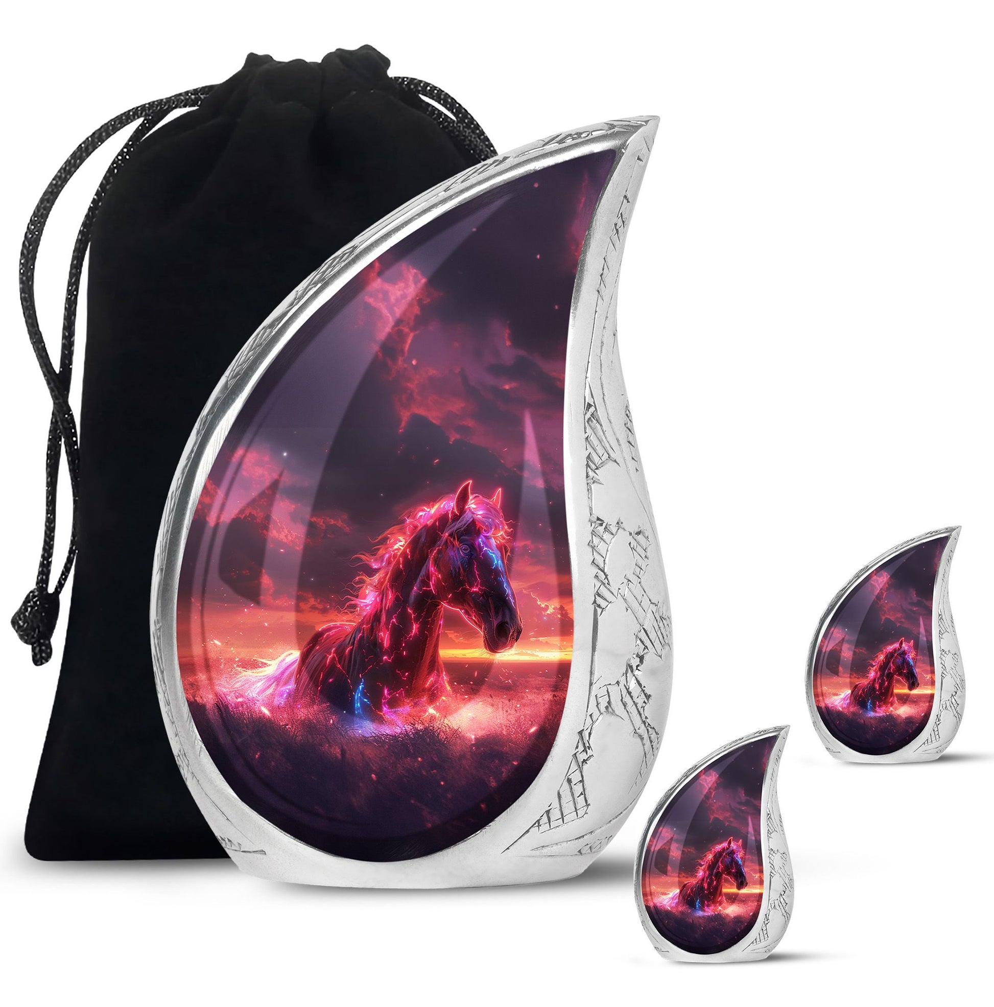 Twilight Vigor Cremation Urns For Human Ashes - Urn Keepsake Set