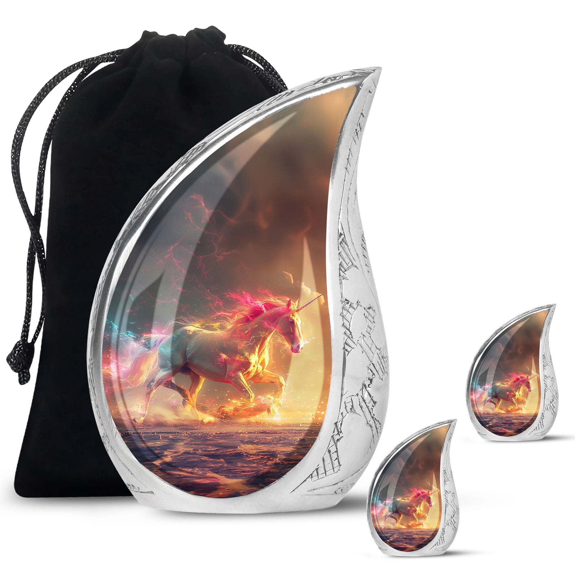 Unicorn Cremation Urns For Human Ashes - Urn For Men & Women