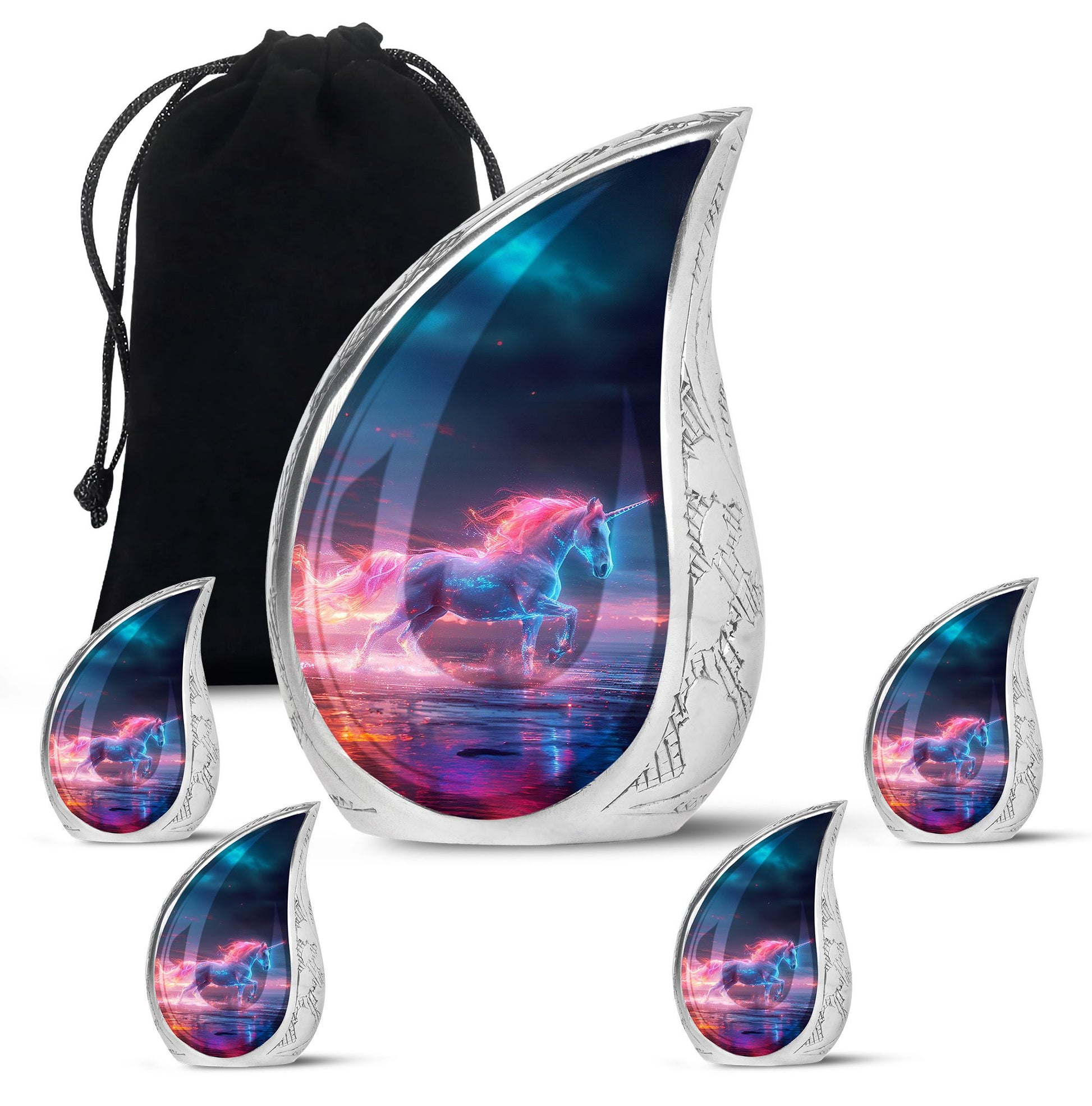 Neon Mirage Cremation Urn For Human Ashes - Urns For Women & Men