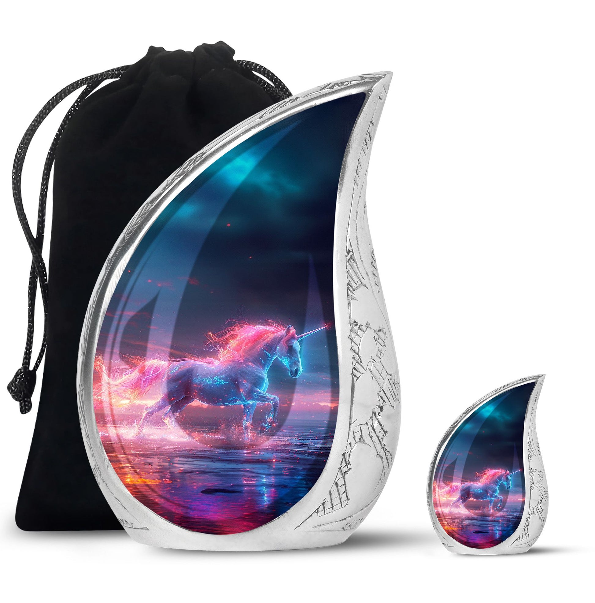 Neon Mirage Cremation Urn For Human Ashes - Urns For Women & Men