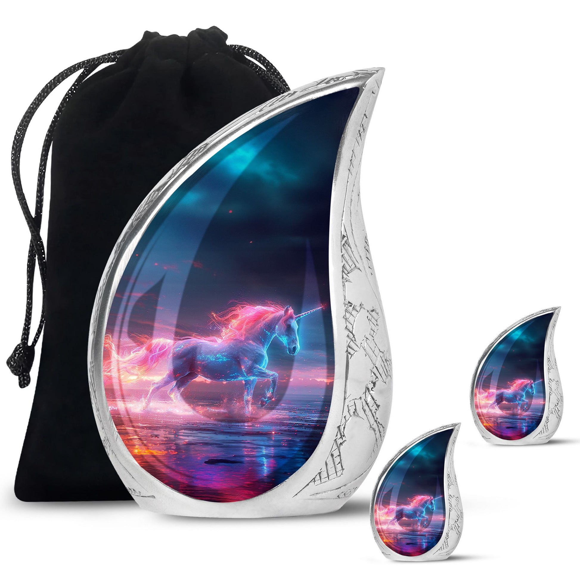 Neon Mirage Cremation Urn For Human Ashes - Urns For Women & Men