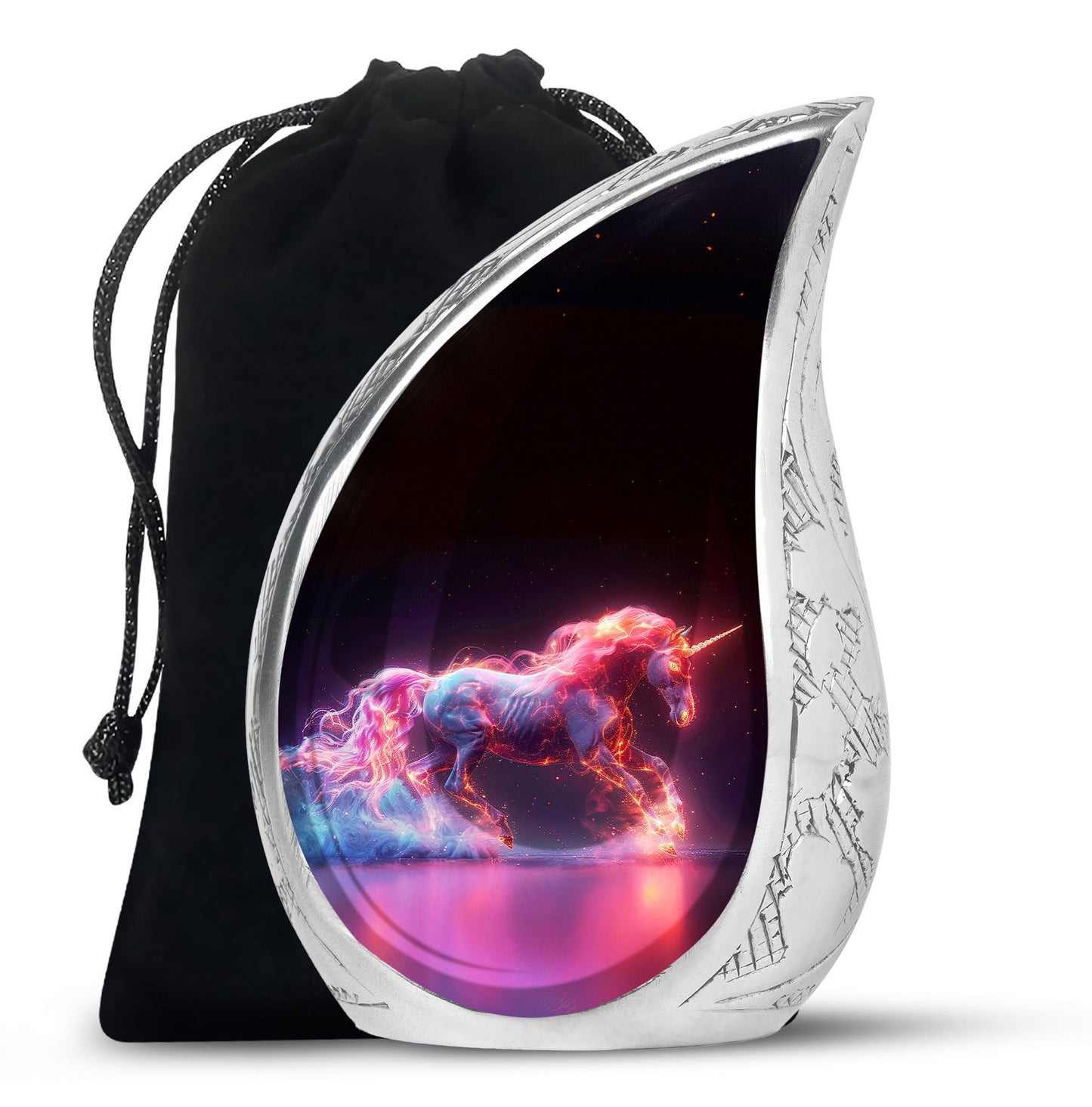 Personalized Unicorn Cremation Urn for Adult - 10-inch, 200 cu in - Yatskia