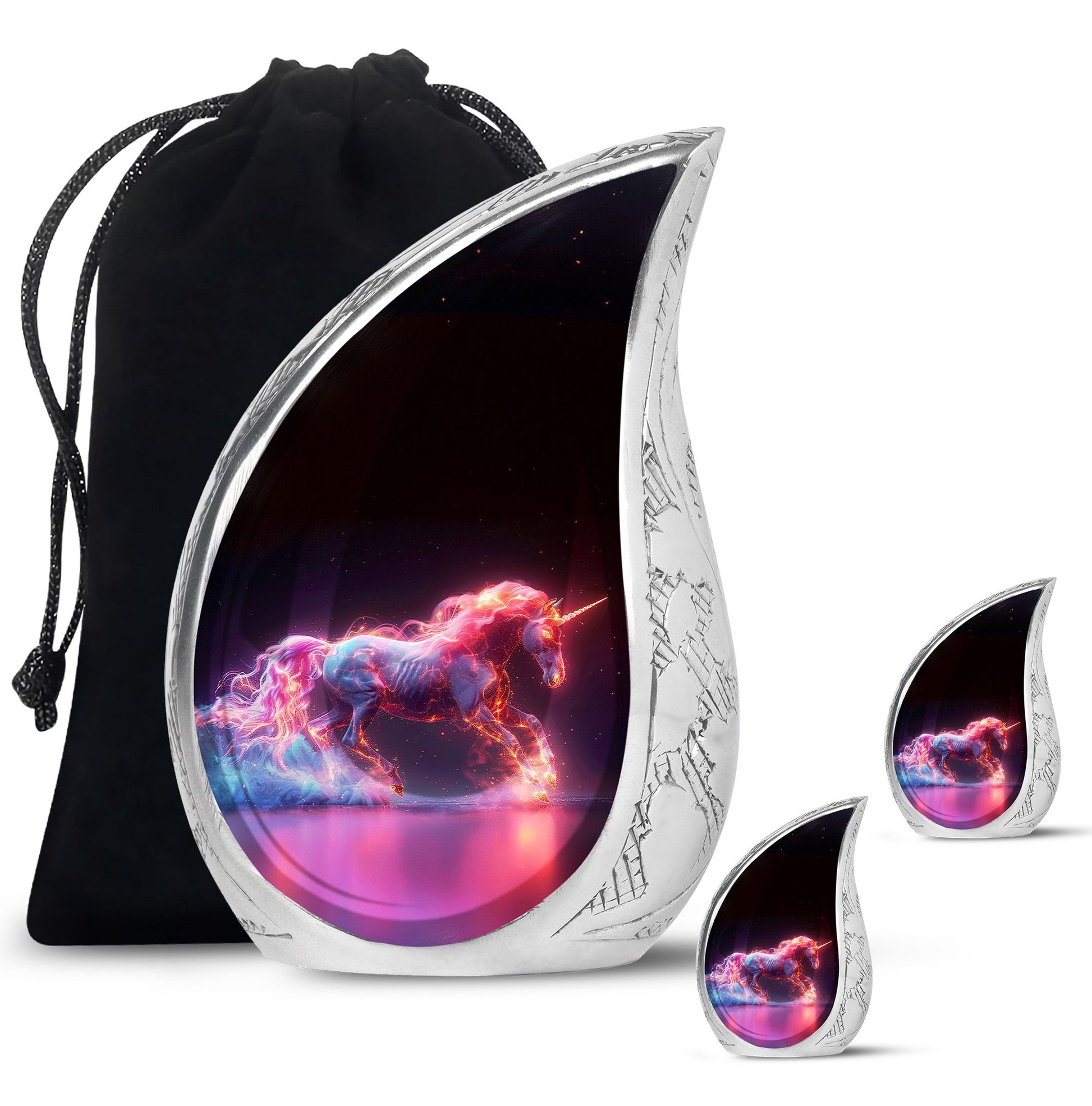 Cosmic Unicorn Cremation Urns For Human Ashes - Funeral Urn For Adult
