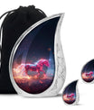 Sparkling Unicorn Cremation Urns Large & Small Combo For Women & Men
