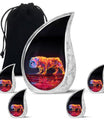 Inferno Bully Dog Cremation Urns For Human Ashes - Urn Set For Ashes