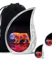 Inferno Bully Dog Cremation Urns For Human Ashes - Urn Set For Ashes
