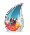 Bulldog Burial Urn - Large Pet Urns For Ashes