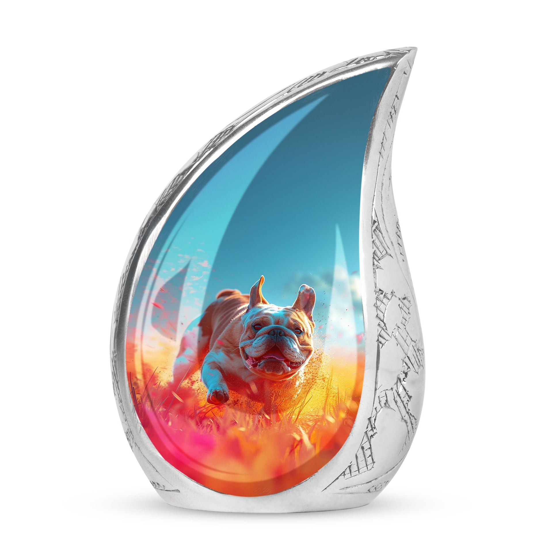 Bulldog Burial Urn - Large Pet Urns For Ashes