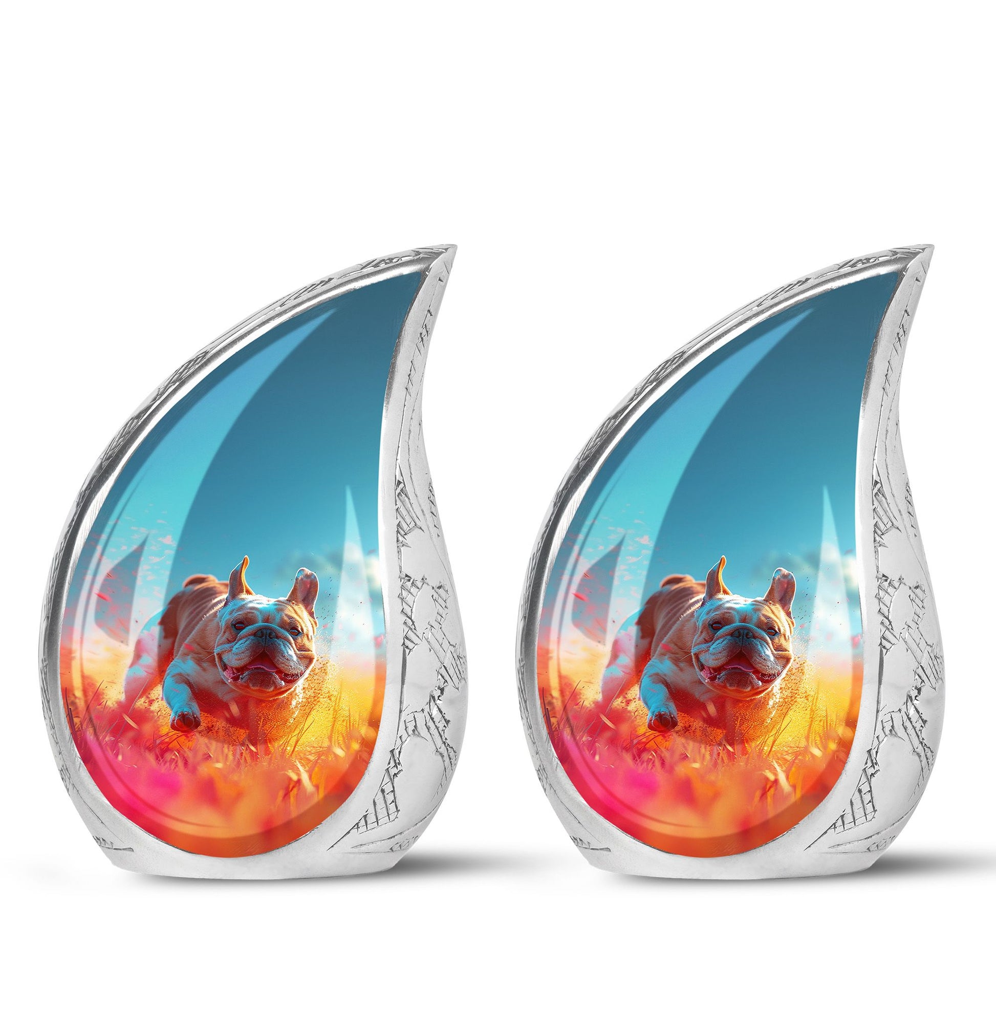 Bulldog Burial Urn - Large Pet Urns For Ashes