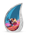 Vibrant Memorial Ashes Urn - Bulldog Funeral Cremation Urn For Pets