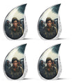 Soldier Urn Memorial For Adult Men & Women - Veteran Cremation Urn