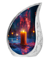 Candlelight Memorial Tribute Urn For Men - Majestic Ashes Memorial Urns