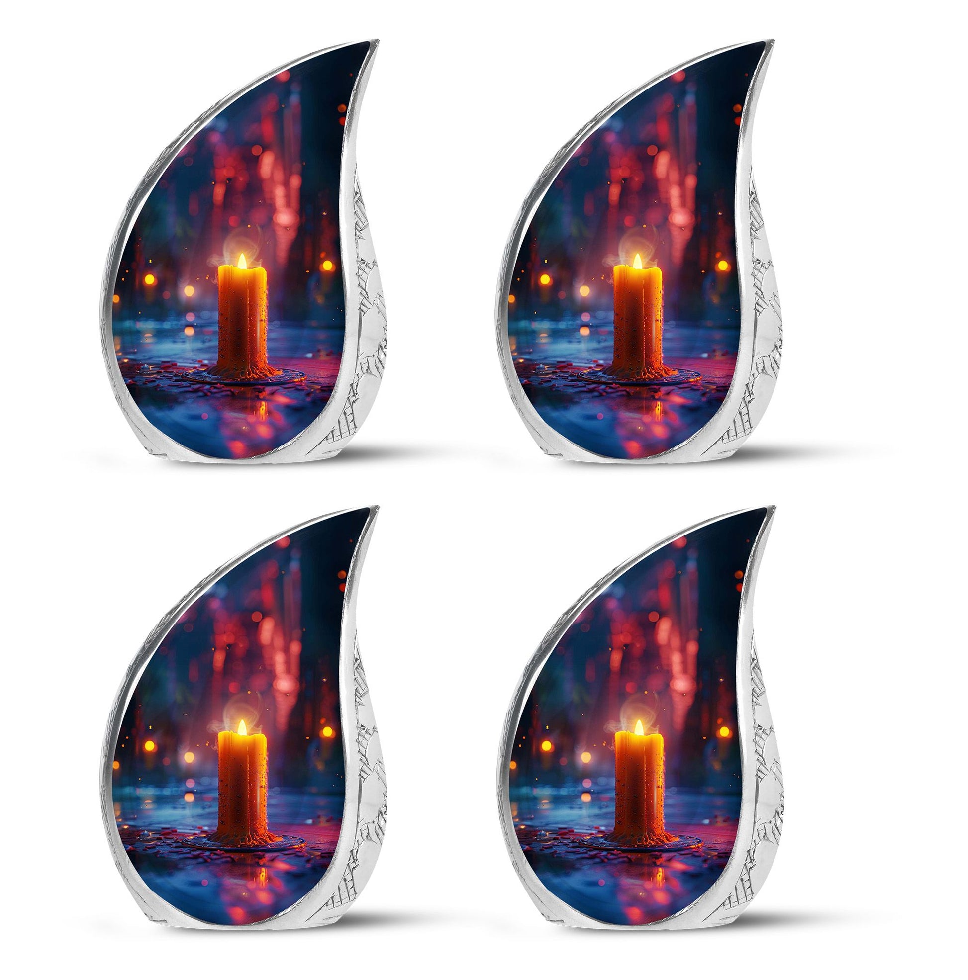 Candlelight Memorial Tribute Urn For Men - Majestic Ashes Memorial Urns