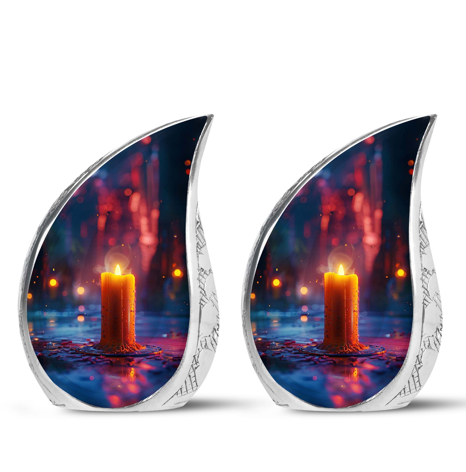 Candlelight Memorial Tribute Urn For Men - Majestic Ashes Memorial Urns