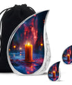 Candlelight Memorial Tribute Urn For Men - Majestic Ashes Memorial Urns