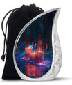 Neon Melting Candle Urn Tribute - Candle Funeral Cremation Urn For Ashes