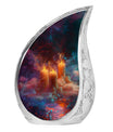 Mystic Vapor Candle Urn - Cosmic Candle Urn Large Memorial For Ashes