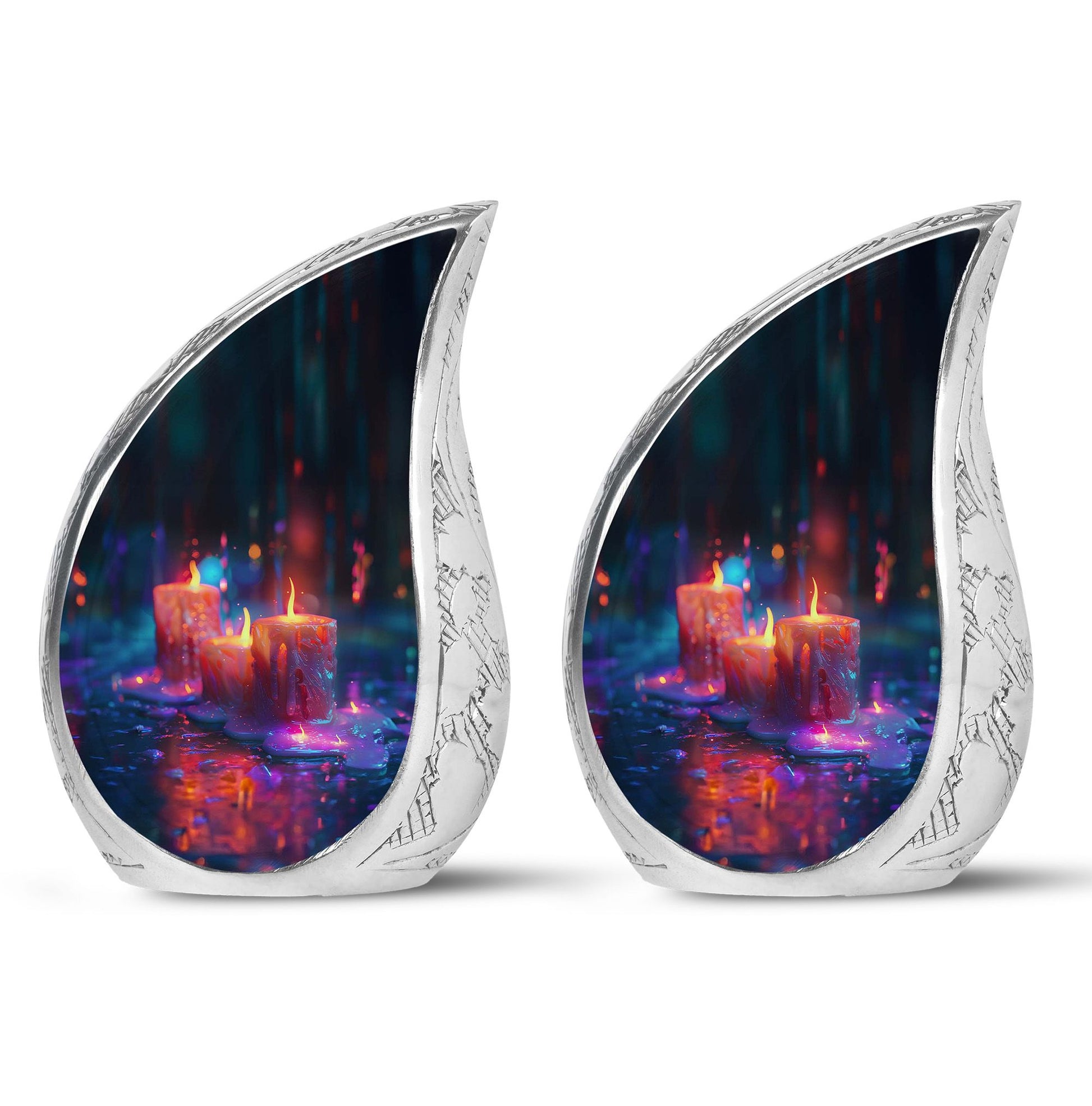 Candlelight Tribute Urn - Candle Urn Memorial for Adult Male & Female