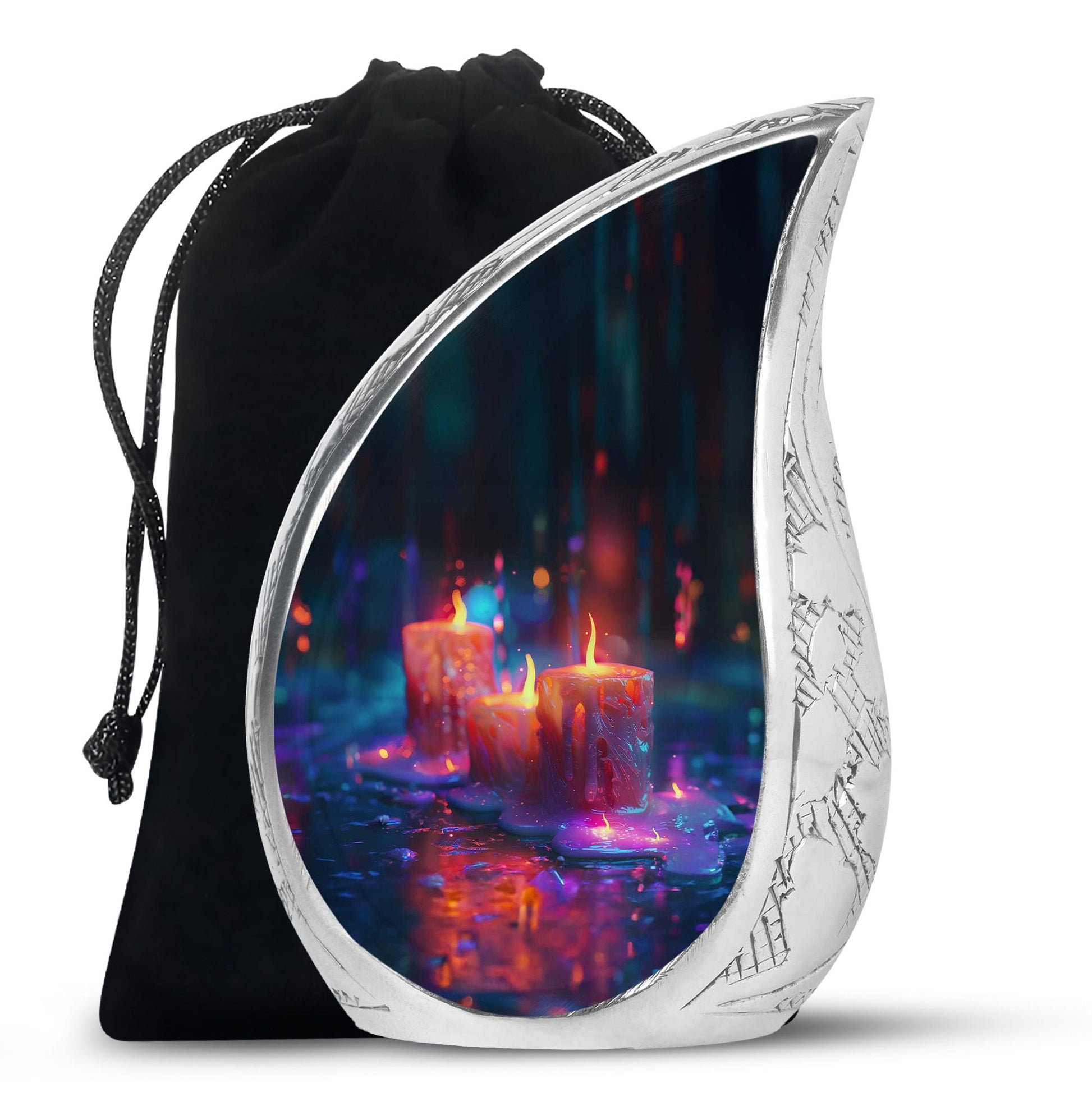 Candlelight Tribute Urn - Candle Urn Memorial for Adult Male & Female