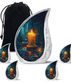 Flaming Candle Urns For Loved Ones - Magical Cremation Ashes Large Urn