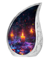 Mystically Glowing Candle Urns - Large Memorial Urns For Ashes