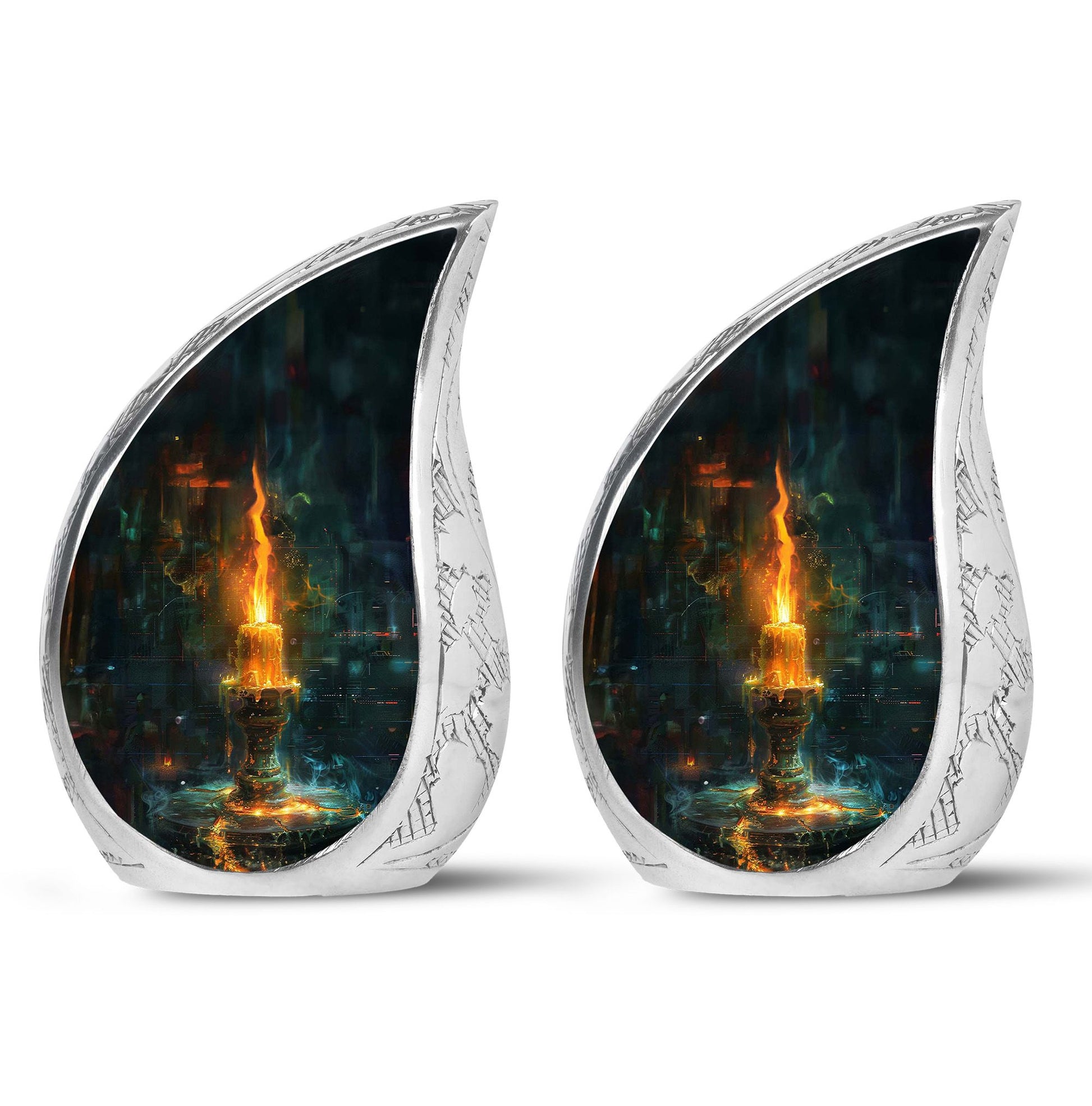 Mystical Candle Urn For Tribute - Candle Cremation Ashes Keepsake