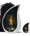 Mystical Candle Urn For Tribute - Candle Cremation Ashes Keepsake