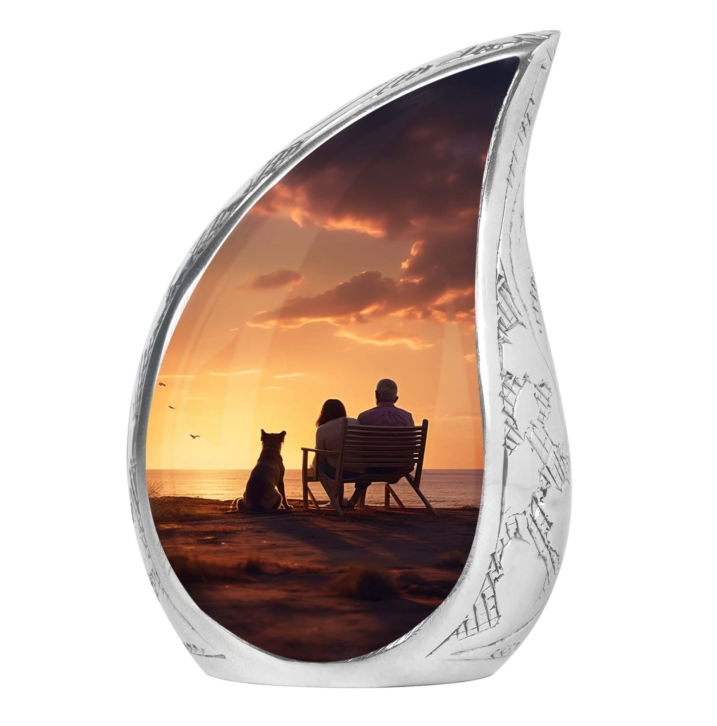 Personalized Pet Keepsake Urn for Pet Ashes - 10-inch, 200 cu in - Yatskia