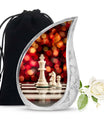 White Flying Dove Funeral Urn - A Tribute To Loved Ones Ashes