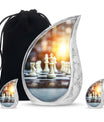 Chess Urn For Ashes For Women Memorial, Funeral Cremation Urn