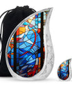 Stained Glass Mini Urns For Human Ashes Memorial, Funeral Cremation Urn