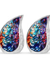 Stained Glass Urn For Ashes Memorial, Funeral Cremation Urn For Ashes