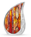 Stained Glass Ashes Keepsake Memorial, Funeral Cremation Urn