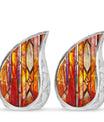 Stained Glass Ashes Keepsake Memorial, Funeral Cremation Urn