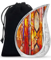 Stained Glass Ashes Keepsake Memorial, Funeral Cremation Urn