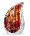 Stained Glass Urns For Human Ashes Large Memorial, Funeral Urn For Ashes