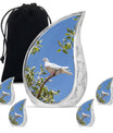 White Dove Ashes keepsake Urn For Mom - Large Memorial Urns For Women