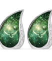 Dove Large Urns For Human Ashes - Green Forest Memorial Urn for Men